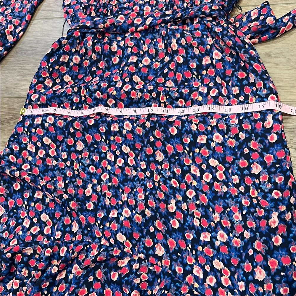 Pretty J. Crew Floral Ramea Tie-waist midi dress A-Line Garden Wedding Romantic